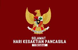 Selamat Hari Kesaktian Pancasila 1 Oktober 2018