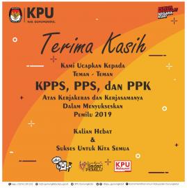 Sukses Pemilu Sukses Kita Bersama