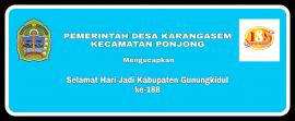 Selamat Hari Jadi Kabupaten Gunungkidul ke-188