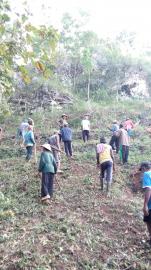 Kerja Bakti Lokasi Pengeboran Air