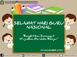 Selamat Hari Guru Nasional 2020